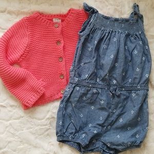 Carters Romper Outfit